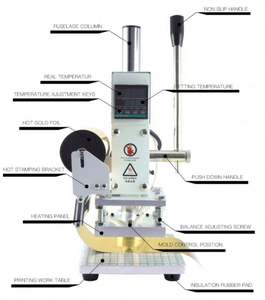 Machine de marquage à chaud, machine à estamper les logos, machine à embosser les plaques de positionnement, machine à embosser les cadeaux DIY - Product Image 5