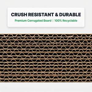 Boîte d'emballage personnalisée en carton kraft brun, livraison directe d'usine, pour petites entreprises, emballage plat pour envoi postal - Product Image 3