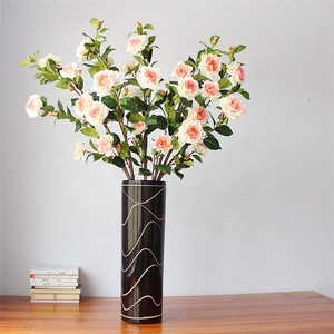 X-1055 النمط الكلاسيكي الاصطناعي كاميليا الحرير زهرة الشاي للتصوير الفوتوغرافي الديكور - Product Image 6