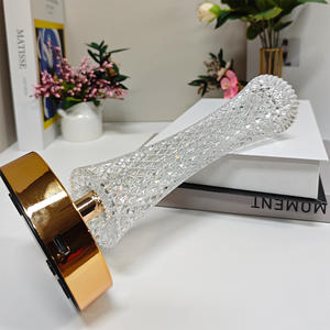 Advanced 16 Color RGB Rechargeable Touch LED Crystal Modern <b>Table</b> <b>Lamp</b> Light Projector Romantic Small Waist Night Light <b>Battery</b> - Product Image 3