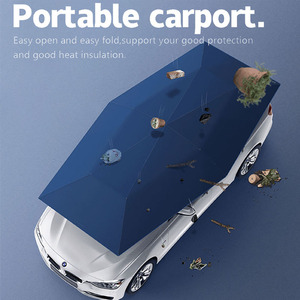 Cubierta <span class=keywords><strong>de</strong></span> <span class=keywords><strong>Coche</strong></span> Portátil Semiautomática 2026 con Control Remoto, Impermeable, Protección UV, Sombrilla <span class=keywords><strong>para</strong></span> <span class=keywords><strong>Techo</strong></span>, <span class=keywords><strong>para</strong></span> Sedán y SUV - Product Image 2
