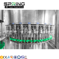 Machine de remplissage et d'emballage automatique 3-en-1 pour boissons liquides, eau et purificateur d'eau, capacité 2000-24000 BPH