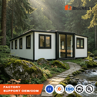 Maison conteneur préfabriquée extensible en gros 20ft 40ft, cabine portable pour chambre, centre commercial, isolation intégrale en mousse