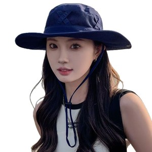 Chapeau de protection solaire à large bord, chapeau de pêcheur en maille respirante pour la randonnée en plein air, protection UV, utilisation estivale - Product Image 5