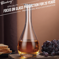 Bouteilles en verre blanc de haute qualité de 700 ml à 1400 ml pour le brandy/la tequila/le whisky/le vin/ Logos/couleurs personnalisables Emballage pour hôtel/bar