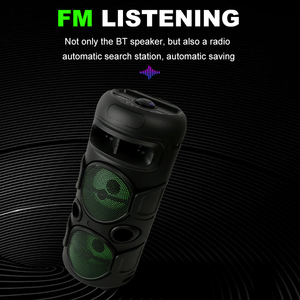 SING-E Zqs4295 Mini Xách Tay Bluetooths Không Dây Đảng Loa Với Đèn LED Kép 4-Inch TWS Ngoài Trời FM <span class=keywords><strong>MP3</strong></span> Âm Nhạc Máy Nghe Nhạc - Product Image 5