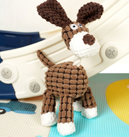 Jouet à mâcher pour chien et chat, jouet interactif en peluche douce avec son, fournitures pour chiens et chats en gros