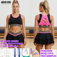 Tenues d'entraînement de cheerleading All Star, fabrication OEM, personnalisation avec strass, sublimation, échantillon en 48h, expédition en 7 jours