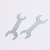13mm 14mm 17mm 4mm à 14mm Clé hexagonale plate simple à fourche Mini clé à chocs jetable mince estampillée Clé à molette bon marché