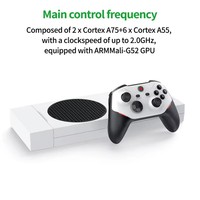 Console de jeu portable M88 4K TV Sticks avec deux manettes sans fil 2.4G, console de jeu vidéo rétro classique mini