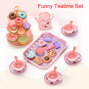 Preschool Kids Play Pretend House Toy Funny Simulated Dim Sum Biscuit Afternoon <b>Tea</b> <b>Set</b> - Product Image 4