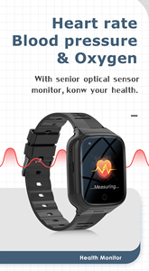 K9LH Smartwatch <span class=keywords><strong>pour</strong></span> adultes 4G Phone Watch avec carte SIM Température corporelle, fréquence cardiaque, pression artérielle et surveillance de l'oxygène - Product Image 6