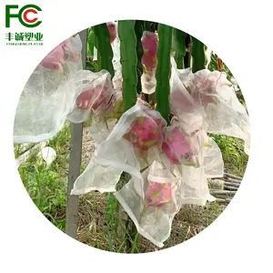 100% Virgin HDPE green vegetable and insect fruit mesh bags/fruit insect control net bag/dragon fruit bagging net bag