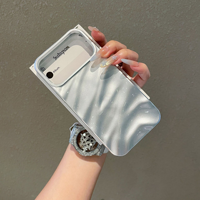 Étui de téléphone à motif ondulé tridimensionnel pour iPhone 18Pro 17, 16, 15, 14, 13, 12, 11, Pro Plus, étui de téléphone anti-chute