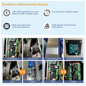 Mécanisme de tourniquet extérieur étanche IP54 Excelsoo avec <span class=keywords><strong>bras</strong></span> articulé pour la sécurité des entrées d'usine – Aucun avis pour le moment - Product Image 3