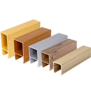 WPC Faux Wood Indoor PVC Abgehängte Deckenplatte Designs Moderne Küchen dach platte China Lieferant