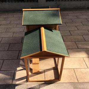 2026Wood Jaula Móvil Grande y Económica para Conejos y Gallinas, <span class=keywords><strong>Caseta</strong></span> Exterior para Pájaros, Cueva para Gatos, <span class=keywords><strong>Gallinero</strong></span> Portátil para Cría de Aves y Mascotas - Product Image 2