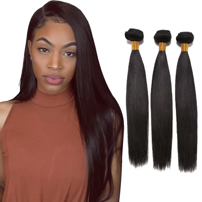 12a grade hair weave pelo humano del 100% natural straight hair 16 inch Brazilian weave custom packaging for hair extensions