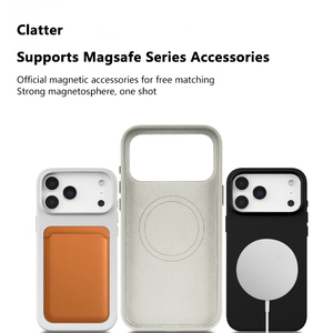 Custodia Twinscase di Lusso Magnetica Morbida Antiurto in Pelle PU, <span class=keywords><strong>Cover</strong></span> Anti-Graffio Antiurto Sensazione Premium per <span class=keywords><strong>iPhone</strong></span> 17 Pro Max - Product Image 3