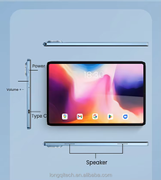 Nouvelle tablette PC Android 13.0 2-en-1 de 10 pouces pour entreprise avec processeur MTK 16 Go de RAM 1 To de ROM 1,4 GHz, clavier GSM, souris, stylet et Wi-Fi