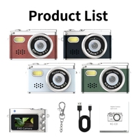 Mini caméra d'action HJD-03 durable en ABS, 1080P Full HD, avec cordon porte-clés et fonction Time-Lapse pour la randonnée et le camping