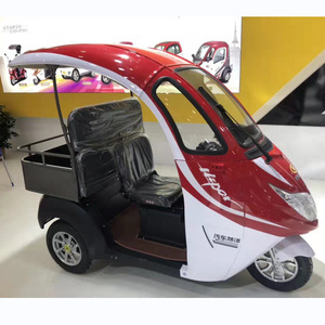Triciclo Eléctrico de 48 V, 2 Plazas, Carrocería Abierta, Baja Velocidad, Vehículo Eléctrico para Adultos - Product Image 4