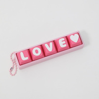Alphabet Resin Keyboard Fidget Toy Keycaps Key Chain Stress Relief Button Compatible with Cherry MX & Clones
