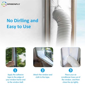 JJPRO Greenfly-<span class=keywords><strong>Kit</strong></span> de fenêtre AC portable <span class=keywords><strong>pour</strong></span> <span class=keywords><strong>climatiseur</strong></span> portable, 2023 - Product Image 6