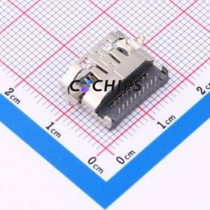 GT-HD003A-CNNG1 HDMI Connector Through hole Component (THT) Connector HDMI-A Female 19P Sink Board - Product Image 2