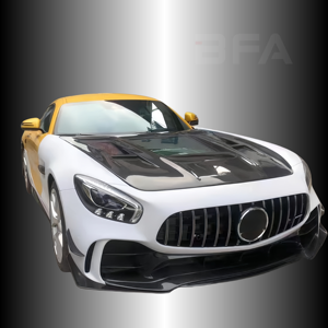 Paraurti Anteriore Stile GTR in Fibra di Carbonio per <span class=keywords><strong>Mercedes</strong></span> <span class=keywords><strong>AMG</strong></span> <span class=keywords><strong>GT</strong></span> GTS 2014-2019 - Product Image 2