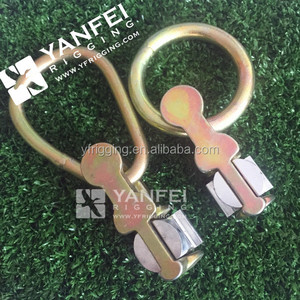 L Track <strong>Double</strong> <strong>Stud</strong> <strong>End</strong> Fitting With/Without Ring - Product Image 4