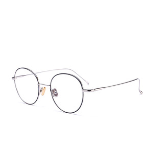 Mode Vintage Cadre En Métal Rond Lunettes Cadres Femmes Hommes Lunettes Optiques Montures De Lunettes 2019 - Product Image 2