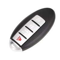Clé intelligente Xhorse à 4 boutons XSNIS2EN, télécommande universelle sans fil pour voiture, compatible avec l'outil VVDI 2