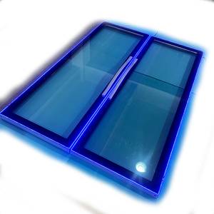 Nouvelle arrivée : porte de réfrigérateur en aluminium avec coins arrondis, éclairage LED transparent, pièces de rechange pour réfrigérateur - Product Image 5