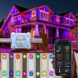 IPX pixel ánh sáng RGB sứa ánh sáng vĩnh viễn giáng sinh ánh sáng ngoài trời không thấm nước eave chuỗi thông minh bên ngoài dẫn điểm ánh sáng - Product Image 1