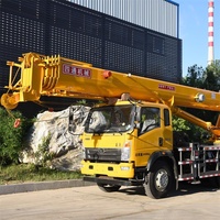 Grue mobile hydraulique télescopique de 16 tonnes avec pompe HYDAC et moteur Changchai, hauteur de levage de 35 m