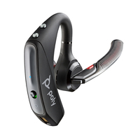 Auriculares POLY Voyager 5200 UC con Cancelación de Ruido WindSmart, Adaptador USB BT700, Micrófono Empresarial Certificado para Microsoft Teams y Zoom
