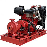 Pompe d'irrigation diesel sur remorque pour drainage et déshydratation de chantier