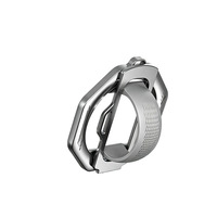 Support de téléphone rotatif à 360° pliable avec anneau, béquille magnétique, sangle en silicone et aimants N52 en alliage de zinc
