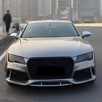 Kits de carrosserie de pare-chocs avant style RS7 2009-2015 avec grille en nid d'abeille noire pour Audi A7 S7 C7 2009 2010 2011 2012 2013 2014 2015