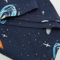 Vêtements pour bébé impression univers personnalisé pour nouveau-né pyjamas long hiver combinaison pyjamas pour bébé en bambou et coton biologique