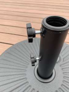 Base de <span class=keywords><strong>sombrilla</strong></span> plegable de acero para <span class=keywords><strong>terraza</strong></span> de jardín personalizada, base de <span class=keywords><strong>sombrilla</strong></span> en voladizo para exteriores, <span class=keywords><strong>soporte</strong></span> de base de <span class=keywords><strong>sombrilla</strong></span> para patios al aire libre - Product Image 4