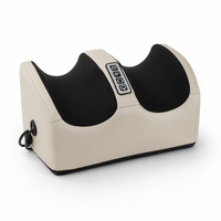 Masseur électrique chauffant pour pieds et jambes avec fonction de pétrissage Shiatsu et physiothérapie infrarouge pour le corps