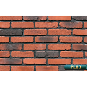 Revêtement mural en briques fines artificielles BERICH PL03, imitation <span class=keywords><strong>brique</strong></span> rouge, en vente - Product Image 1