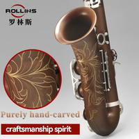 Manufacturer Wholesale Retail Professional Brass Material High Grade Woodwind Instrument X8 Tenor Saxophone