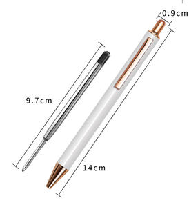 High Quality Full Golden Rose Gold Sports Hotel Ballpoint <b>Pen</b> Promotional <b>Gift</b> with Custom Logo Printed Wholesale Metal Ball <b>Pen</b> - Product Image 4