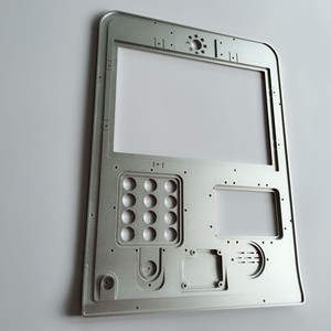 Panneau de sonnette en alliage d'aluminium OEM, pièce de précision usinée CNC 005-A, sablée et oxydée, pour usage domestique intelligent - Product Image 4