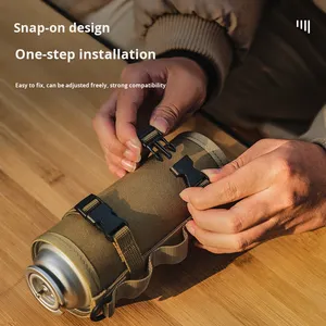 Housse de protection de réservoir de <span class=keywords><strong>gaz</strong></span> de poêle de Style Vasca extérieur portable anti-dérapant et anti-collision pour bouteille de <span class=keywords><strong>gaz</strong></span> de sac de rangement Velcro - Product Image 2