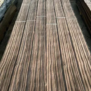 Wholesale Natural Black Ebony Wood Veneer AA Grade Black Ebony Veneers Wood Sheet For Furniture Flooring