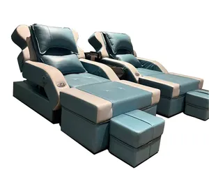 KIM YA CHART Massage électrique des pieds et manucure canapé de massage Chaise de thérapie des pieds moderne de luxe Meubles de salon de manucure Thérapie des pieds
